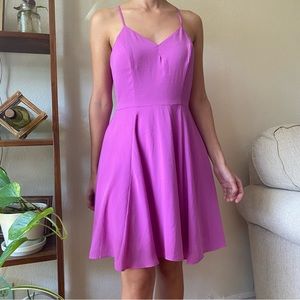 Express Purple/Magenta Dress Cocktail Bridesmaid size 2